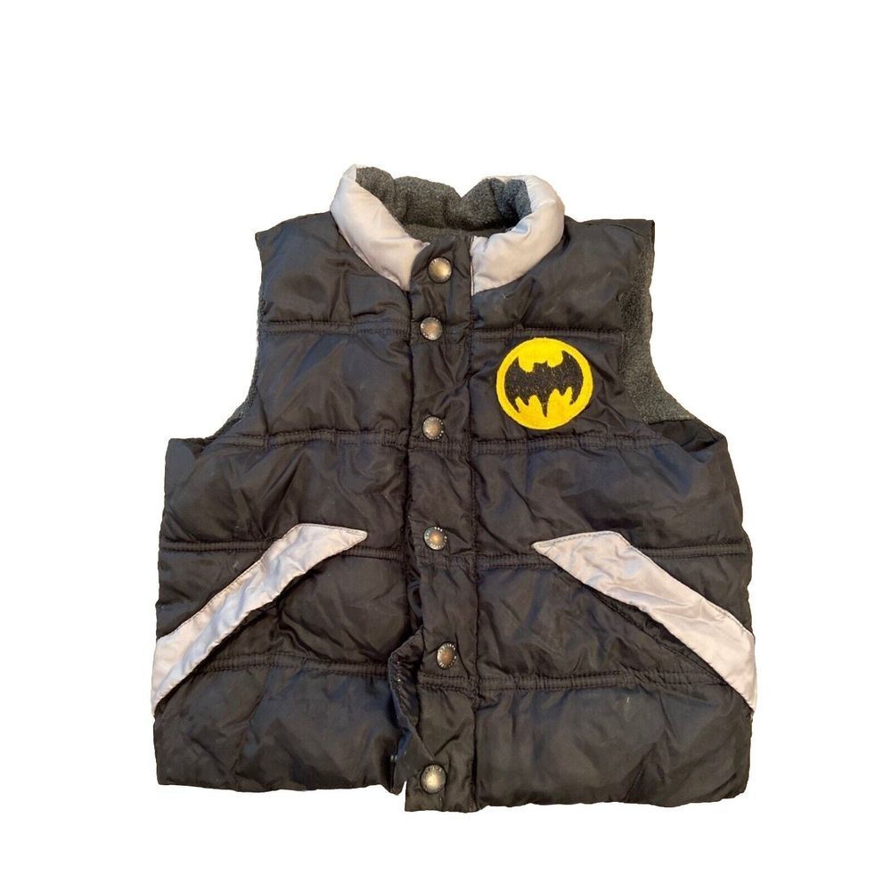 Gap batman Puffer Vest 18-24 mos winter fall Vintage Classic